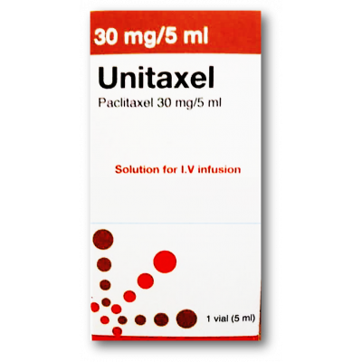 UNITAXEL 30 MG / 5 ML ( PACLITAXEL 30 MG ) IV INFUSION VIAL 5ML